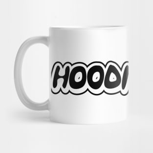 Hoodie Rave Black and White Inverted One-Liner Mug